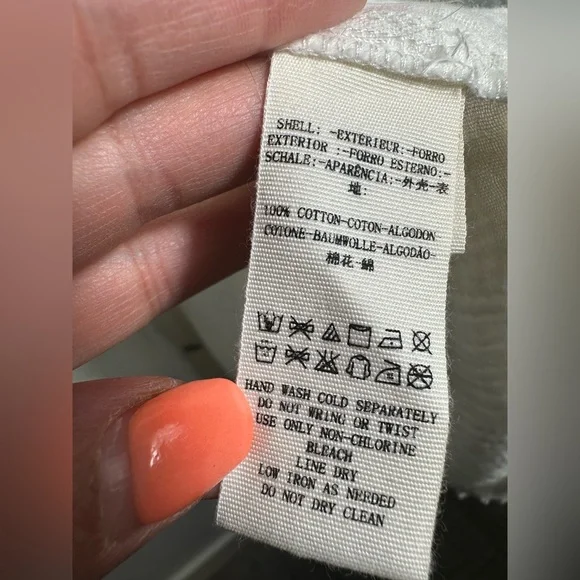 We The Free Womens Daydream White Cotton Tunic Button-Down Top Shirt NWT Small - Picture 14 of 17